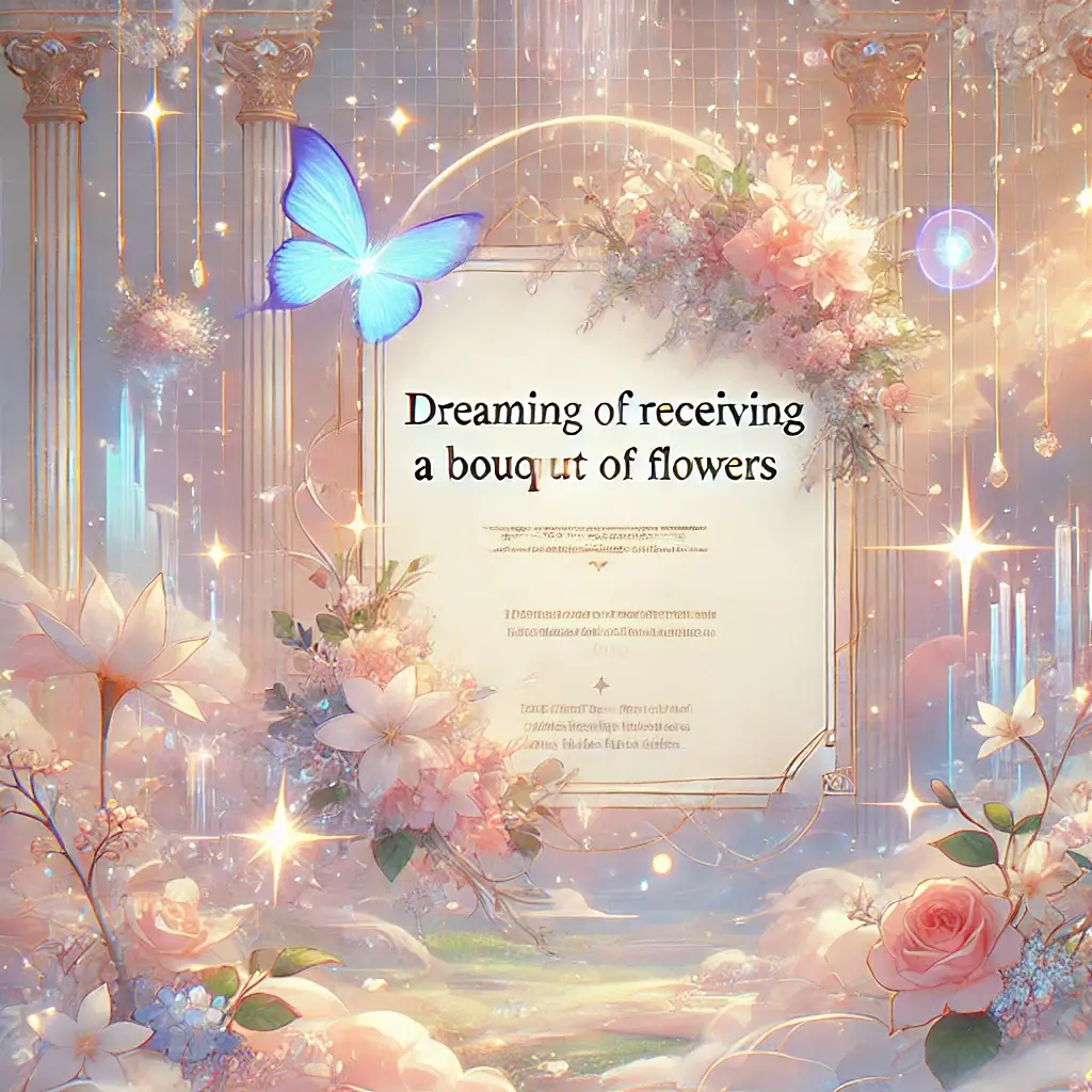 꽃다발 받는 꿈 해몽