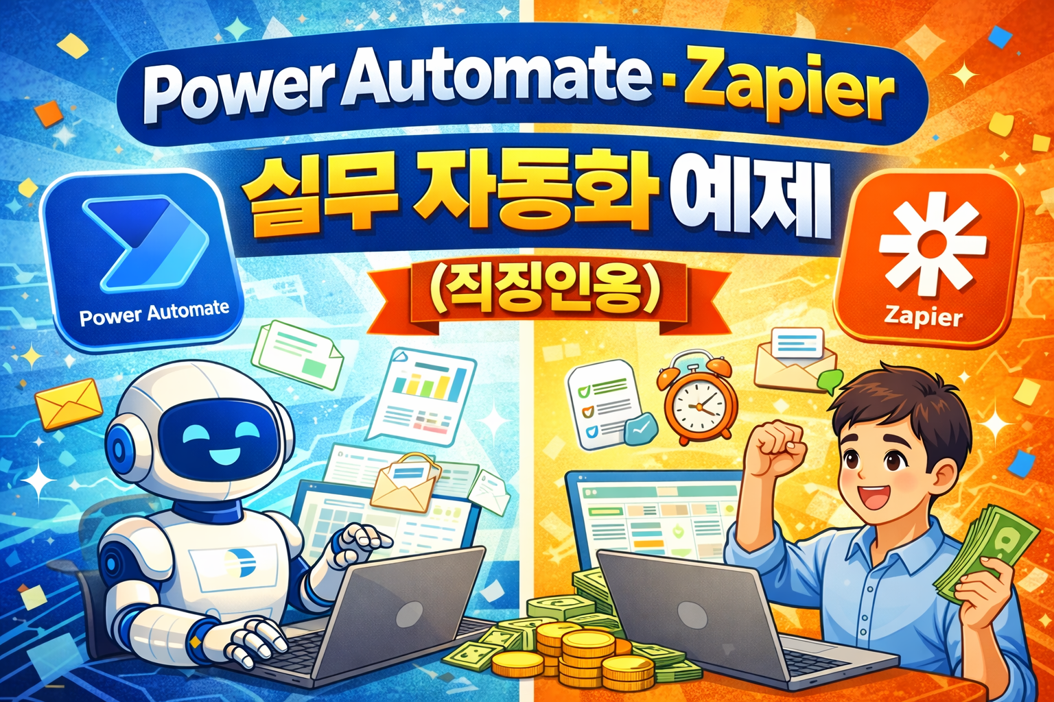 Power Automate&middot;Zapier 실무 자동화