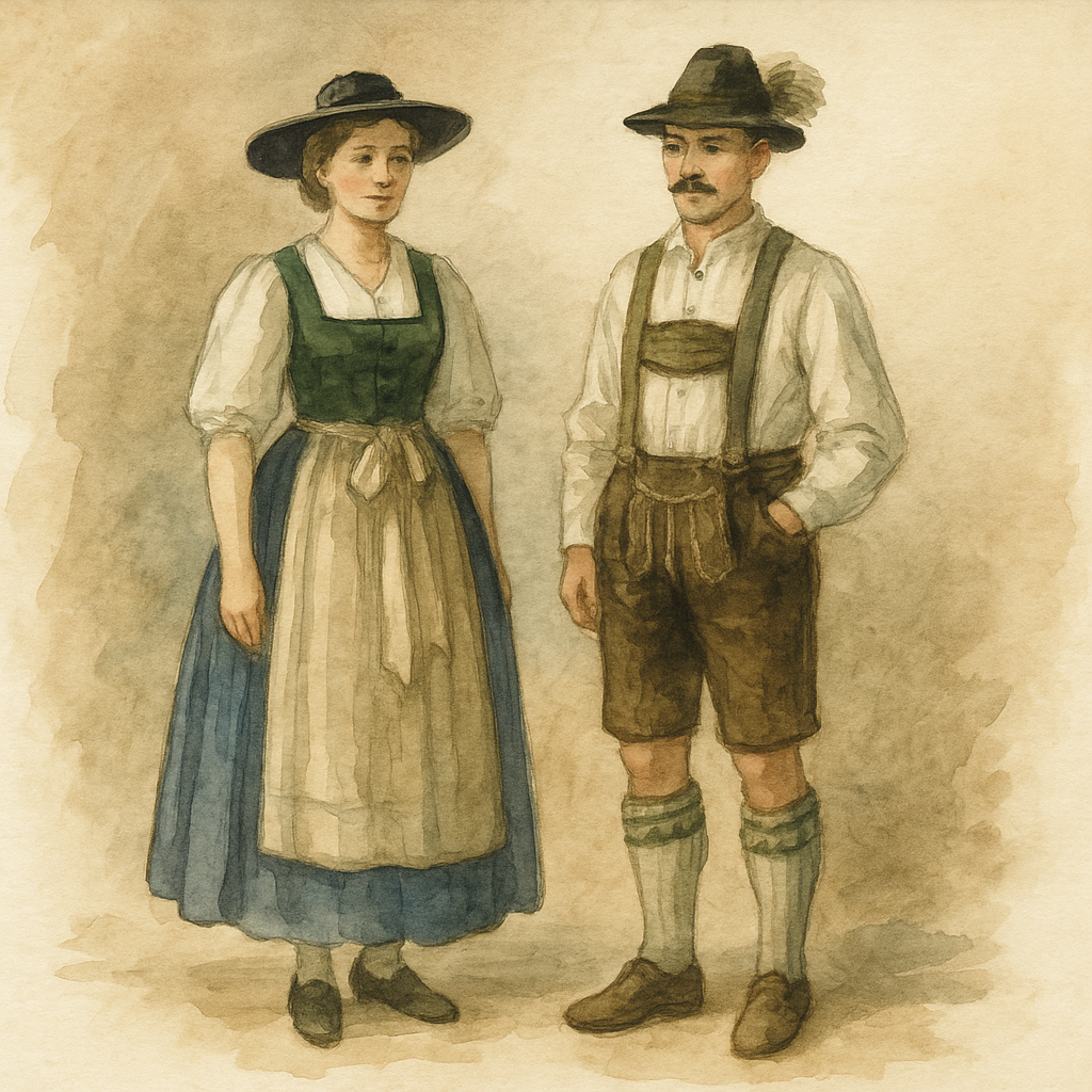 독일 바이에른 전통의상 ‘트라흐텐