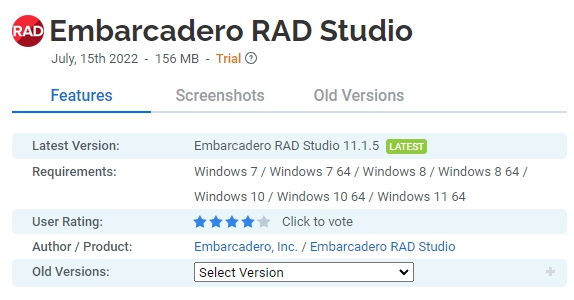 Embarcadero-RAD-Studio