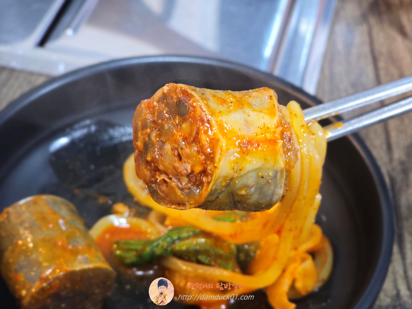 순대곱창볶음