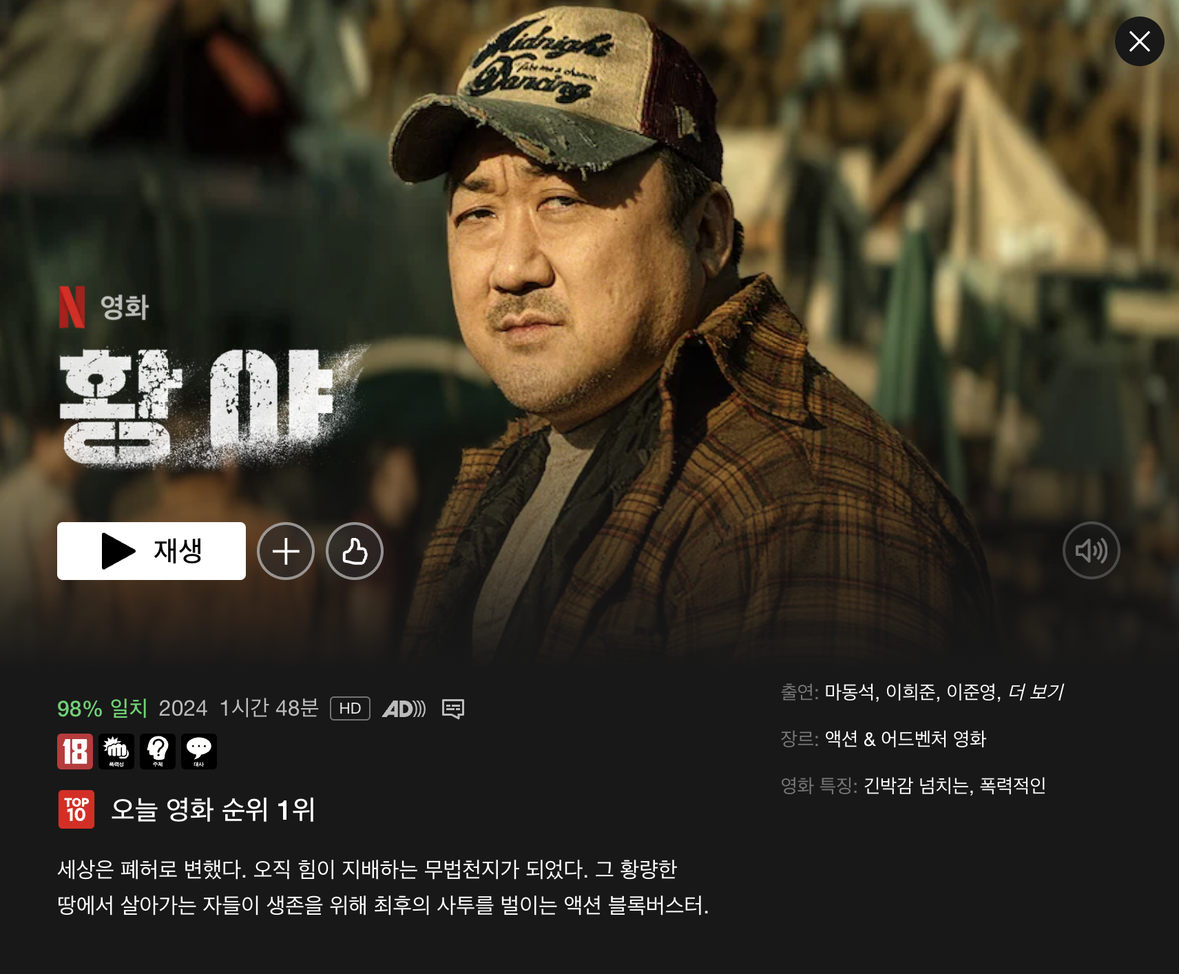 황야