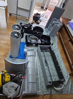 생방송 투데이 오늘도 달린다 청년사장 경기도 용인 에어컨 청소 전문가 프로미스킴 예약방법