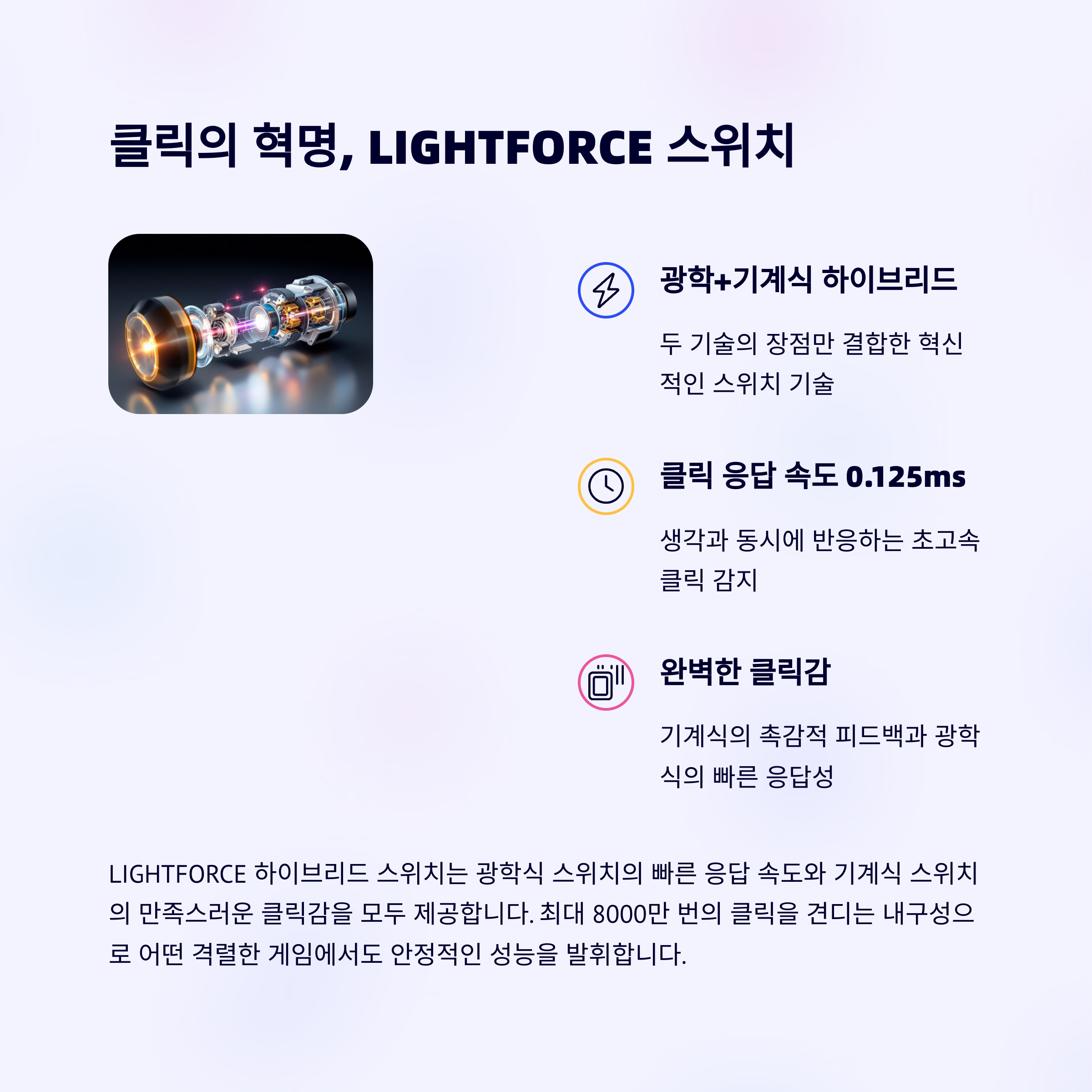 LIGHTFORCE 하이브리드 스위치