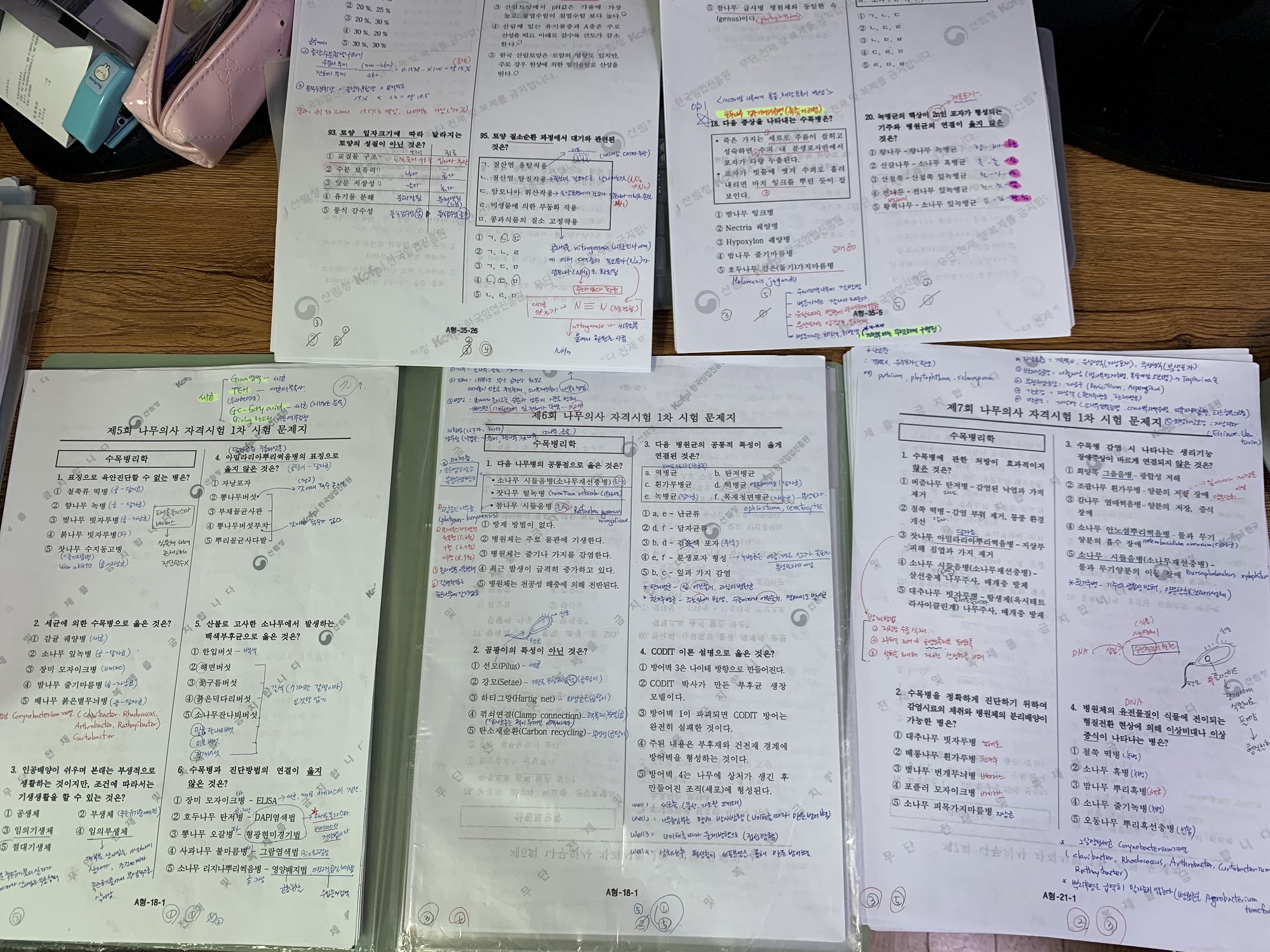 나무의사 기출경향분석