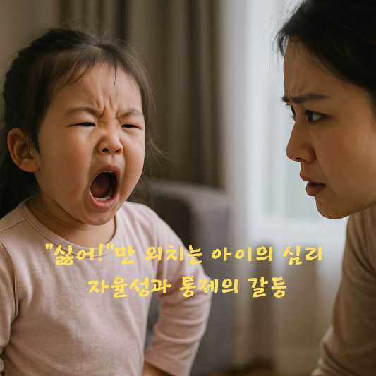 #아이심리 #육아심리 #유아발달 #자율성발달 #행동심리학 #자기결정이론 #육아소통 #부모교육 #양육팁 #아이반항기