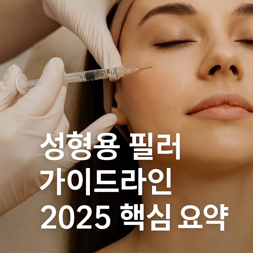 성형용 필러 가이드라인 2025 핵심 요약