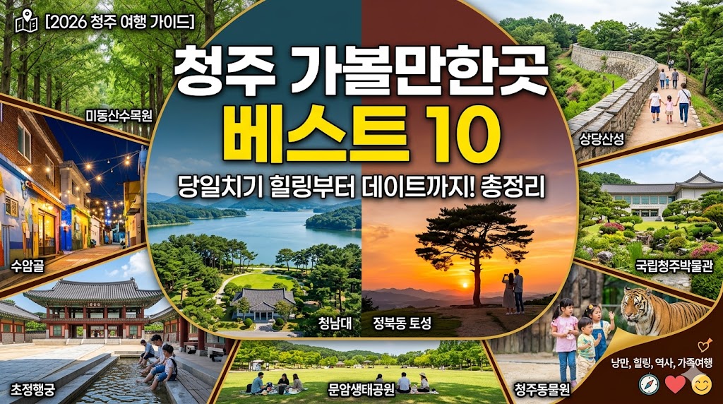 청주 가볼만한곳 베스트10