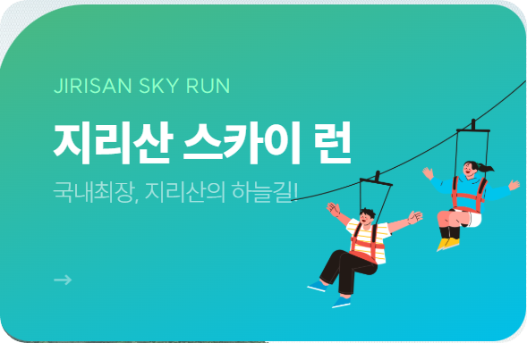 지리산 스카이런 이미지 출처: 구례 스카이파이크 홈페이지