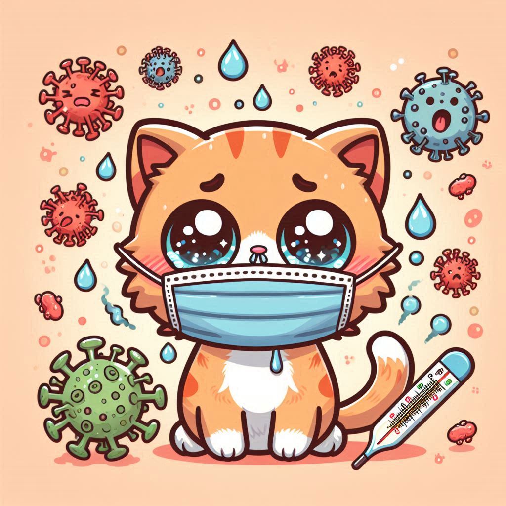 고양이 허피스5