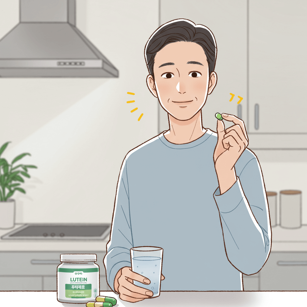 루테인-영양제-복용-이미지