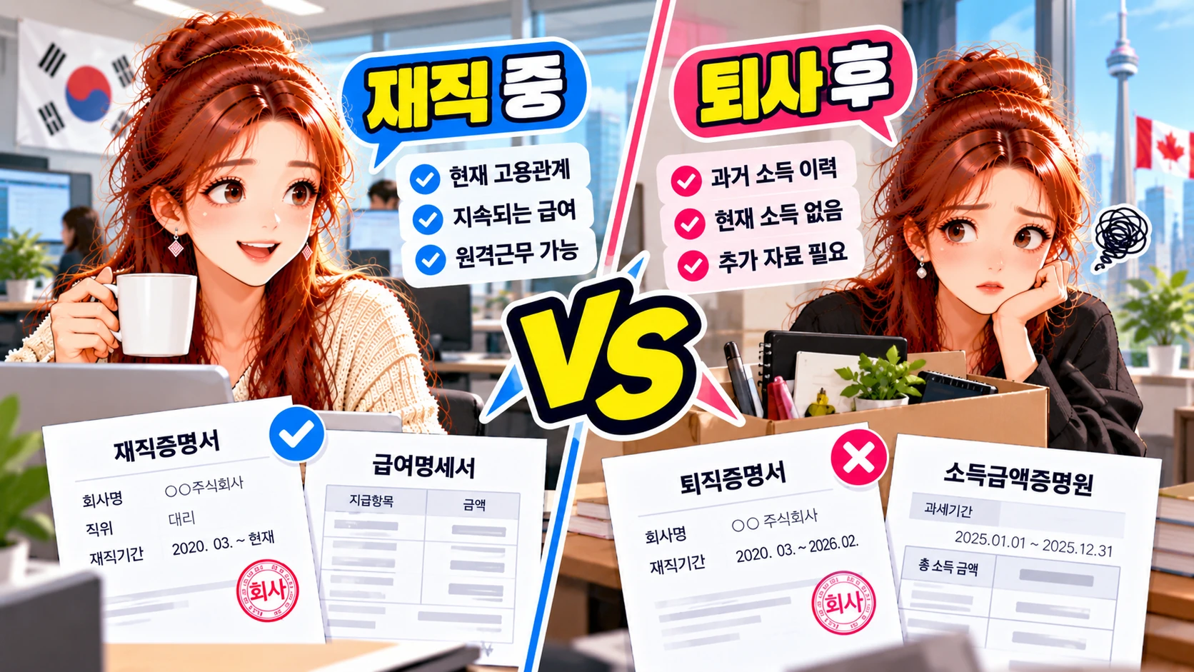 한국-재직중-퇴사후-비교-본문2