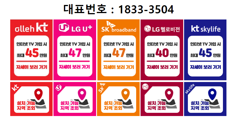 인터넷가입 비교사이트 추천