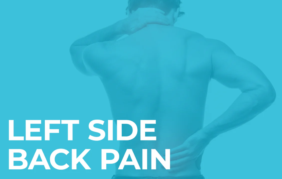 왼쪽 등쪽 통증