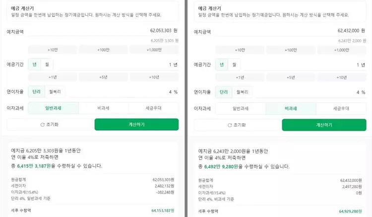 ISA 계좌 정기예금 3년차 저축 결과