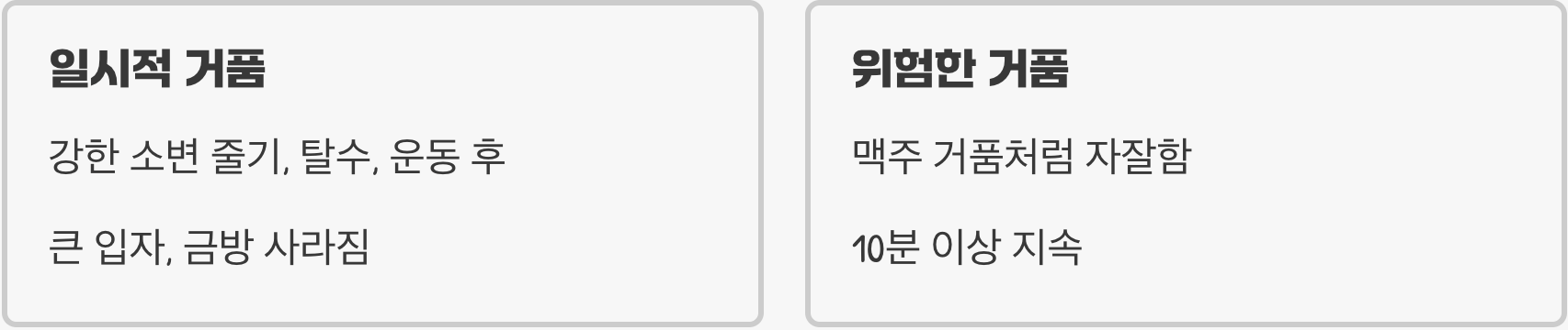 모든 거품이 '위험 신호'는 아니다
