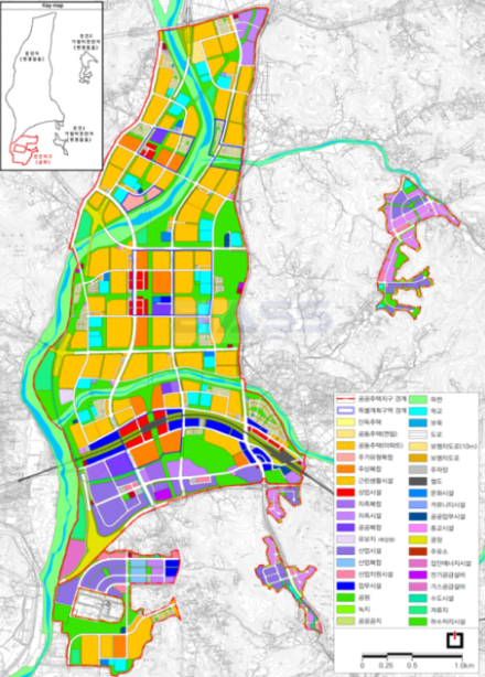 3기 신도시 왕숙지구 토지이용계획