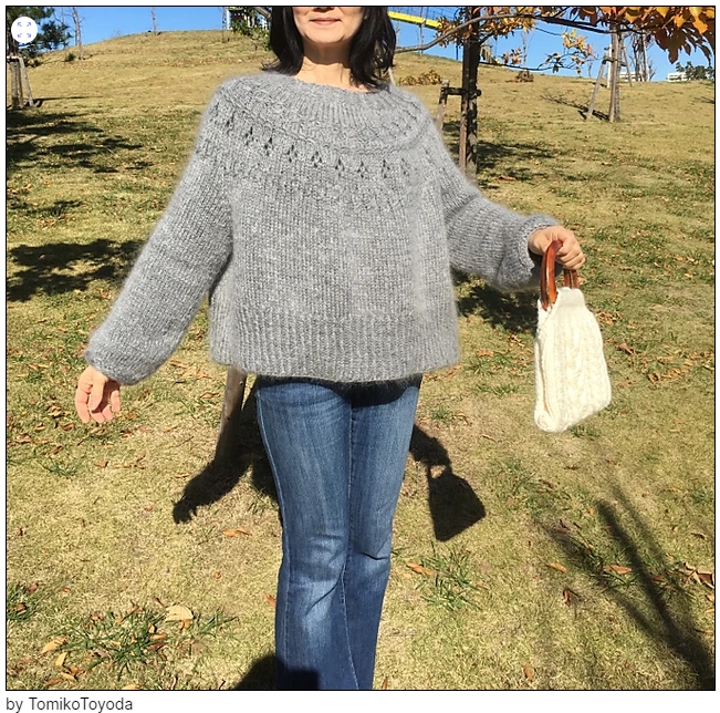 대바늘 뜨개옷 라넌큘러스