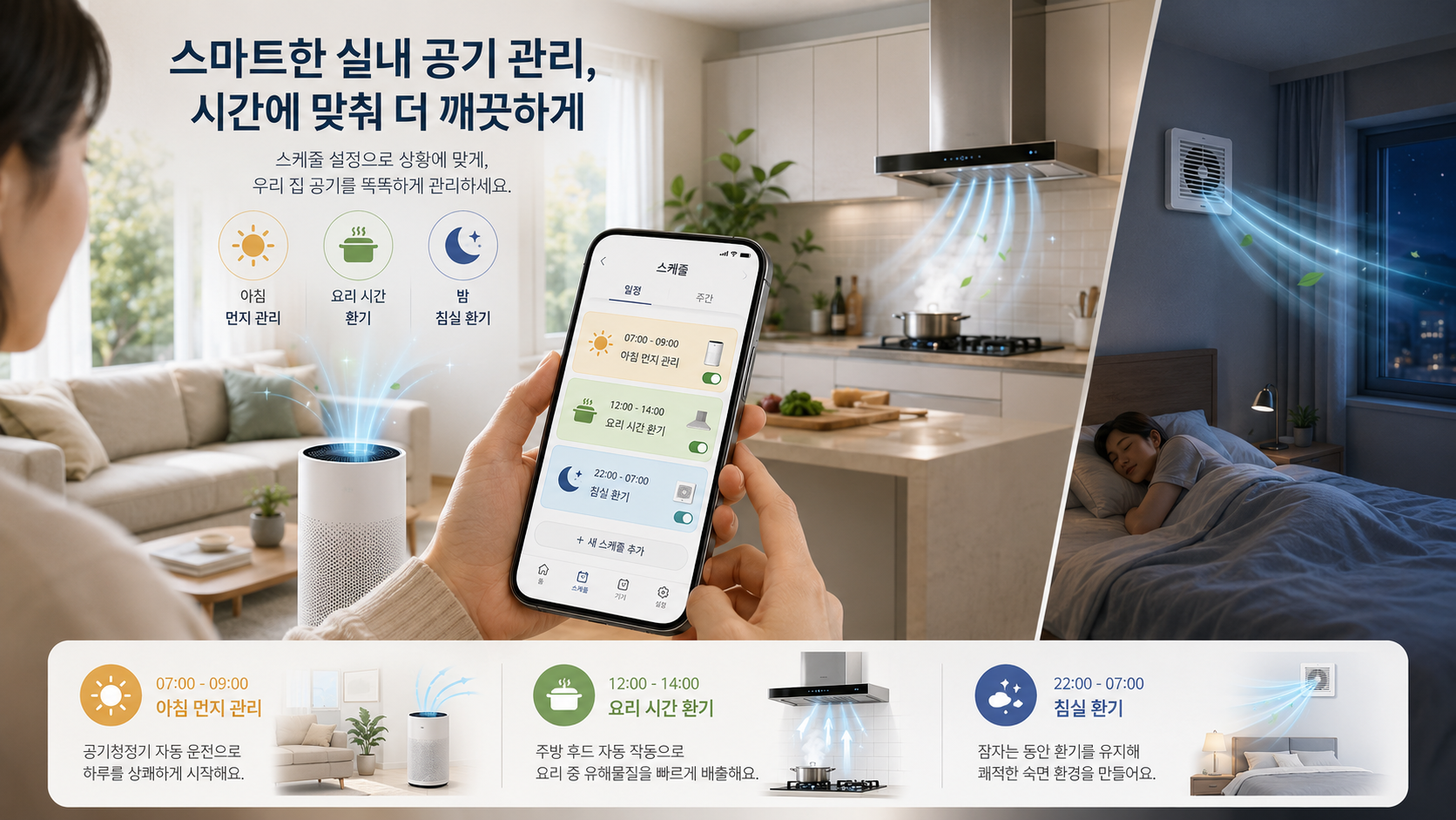 상황별 맞춤 환기 전략