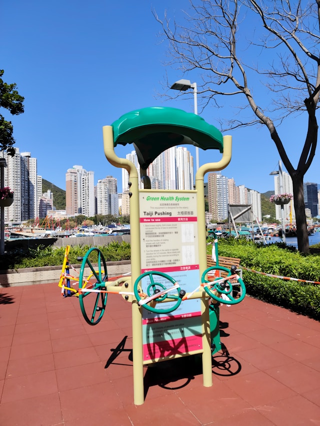 어르신들 운동기구