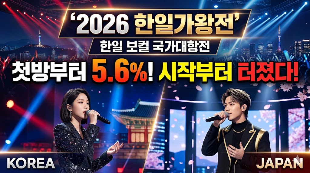 2026 한일가왕전&rsquo; 첫방부터 5.6%