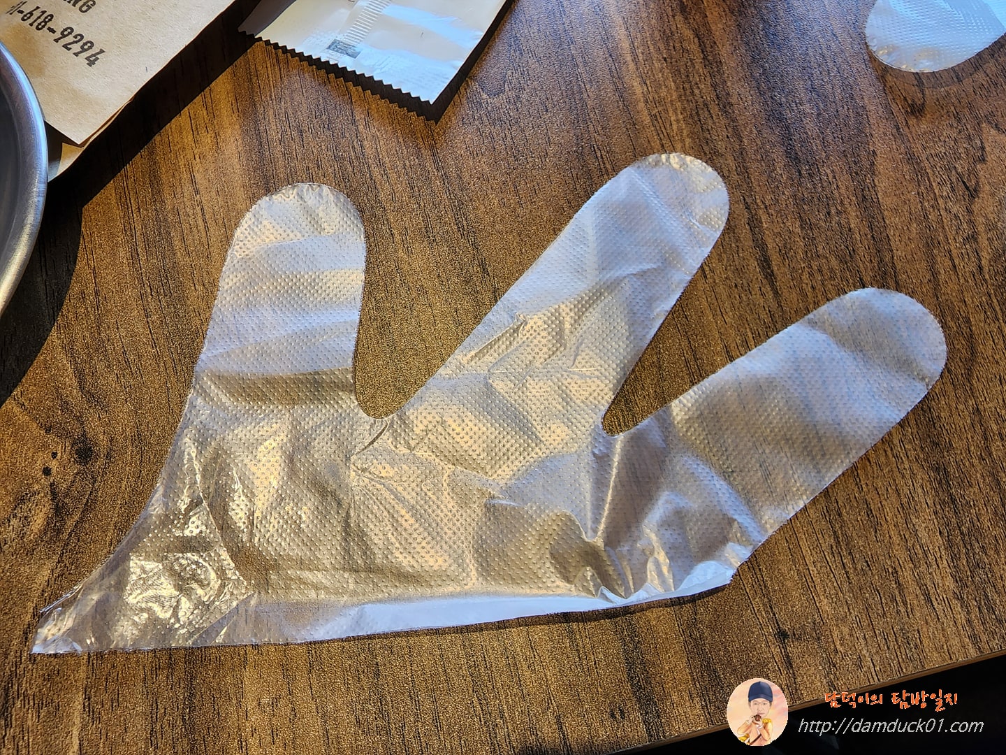 손가락 비닐 장갑