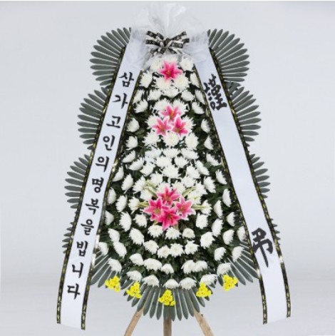 화성중앙병원장례식장 화환(일반형) 3단 근조화환