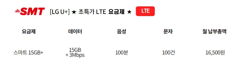 SMT(스마텔)-알뜰폰-데이터-무제한-요금제-비교-추천