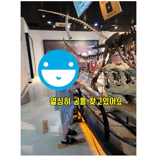 안면도 쥬라기 박물관 내부