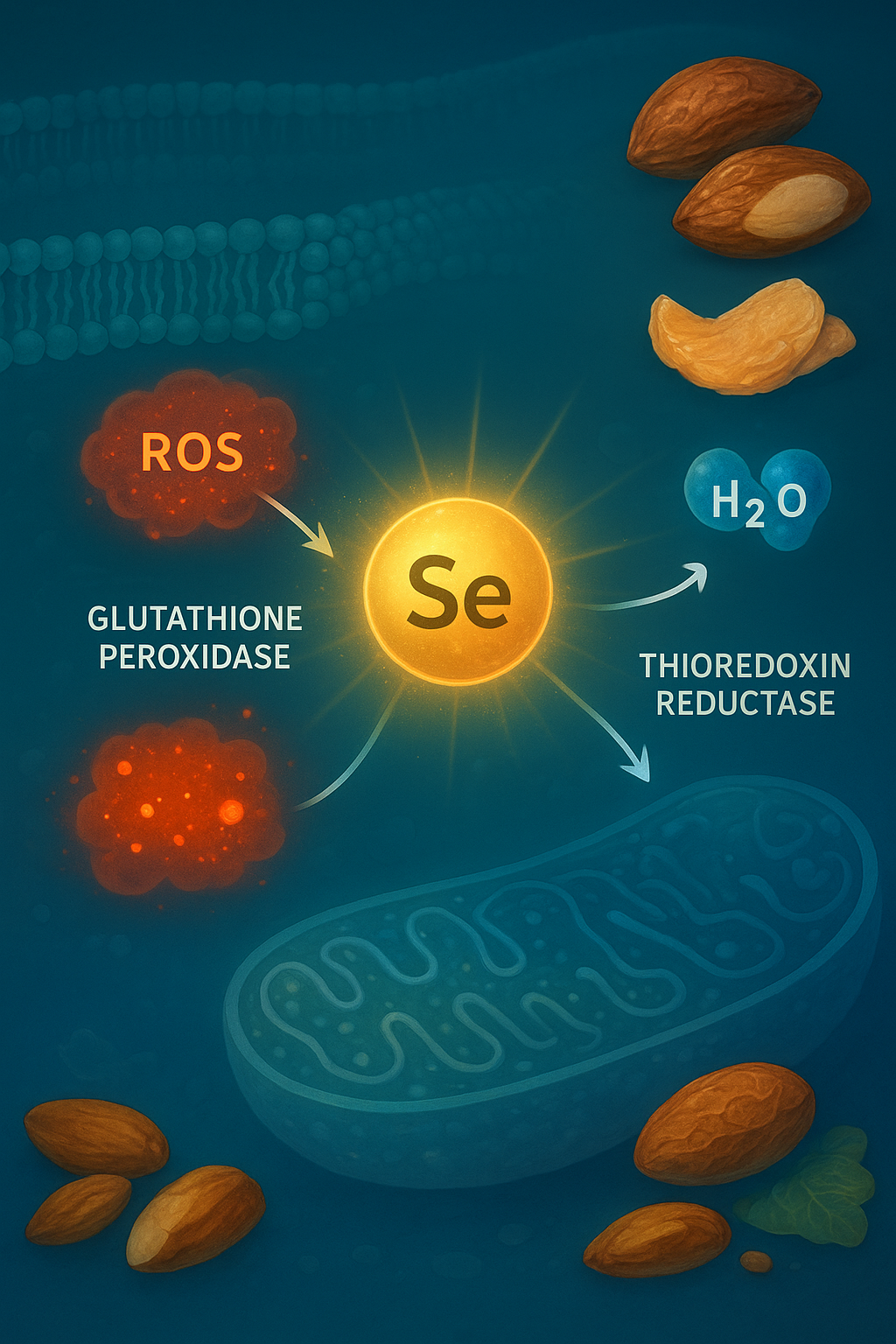 (브라질 너트, 해산물) 셀레늄이 풍부한 식품