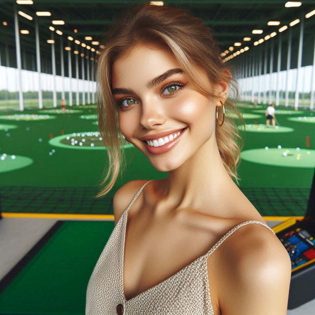 실내골프연습장 배경