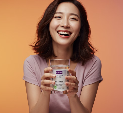 차전자피의 효능을 보고 기뻐하는 여성 3