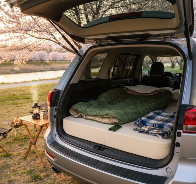 차박 초보 SUV 평탄화 완벽 가이드와 필수 장비 이미지