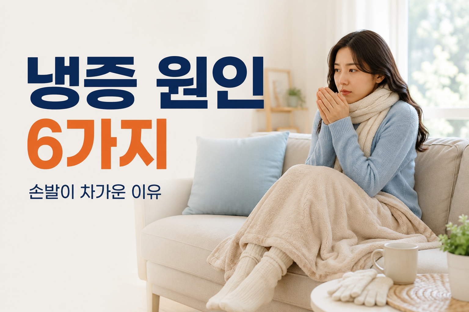 냉증이 심한 이유 6가지와 손발이 차가운 원인을 소개하는 건강 정보 썸네일