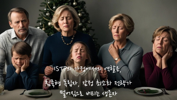 ISTP의 가정에서의 역할은 침묵형 독립자, 감정 최소화 전략가, 멀어짐으로 버티는 생존자에 관한 사진