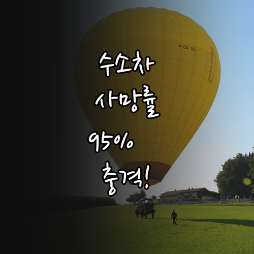 수소차 화재 사망률 가솔린 대비 95..