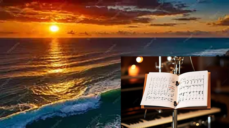 <img src="sea-sunset-Vintage-and-sheet-music.jpg" alt="석양 빈티지와 악보">