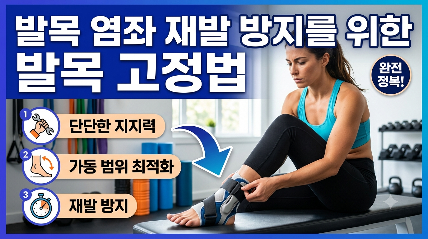 발목-염좌-고정방법