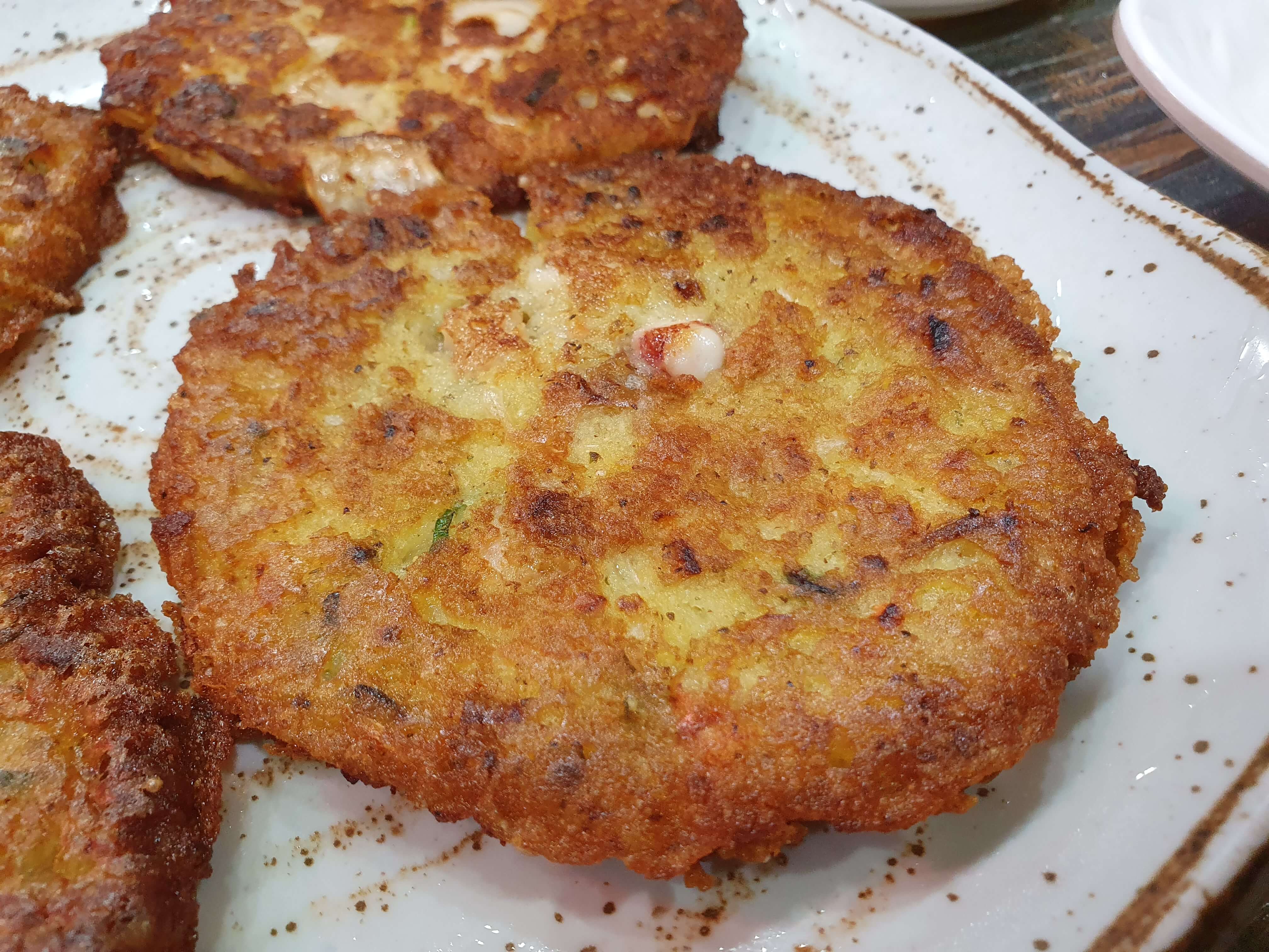 모듬빈대떡(해물, 땡초, 김치, 고기)