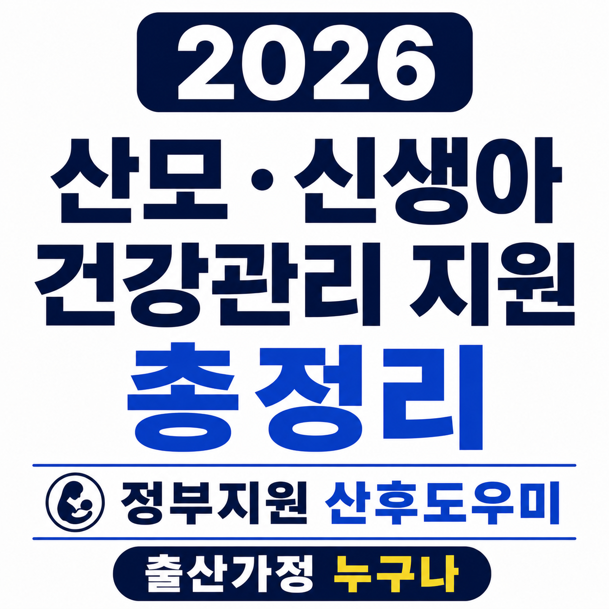2026 산모&middot;신생아 건강관리 지원 총정리 (정부지원 산후도우미, 출산가정 누구나) 사진