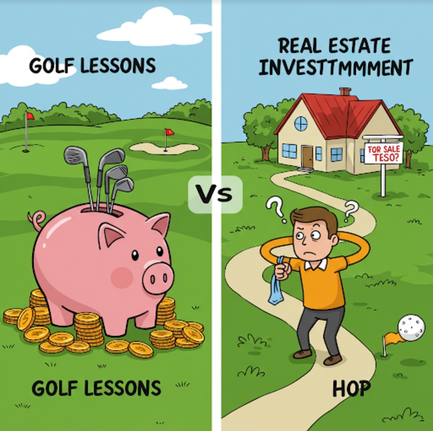 골프 레슨 10번 받을 돈으로 부동산 투자하는 방법