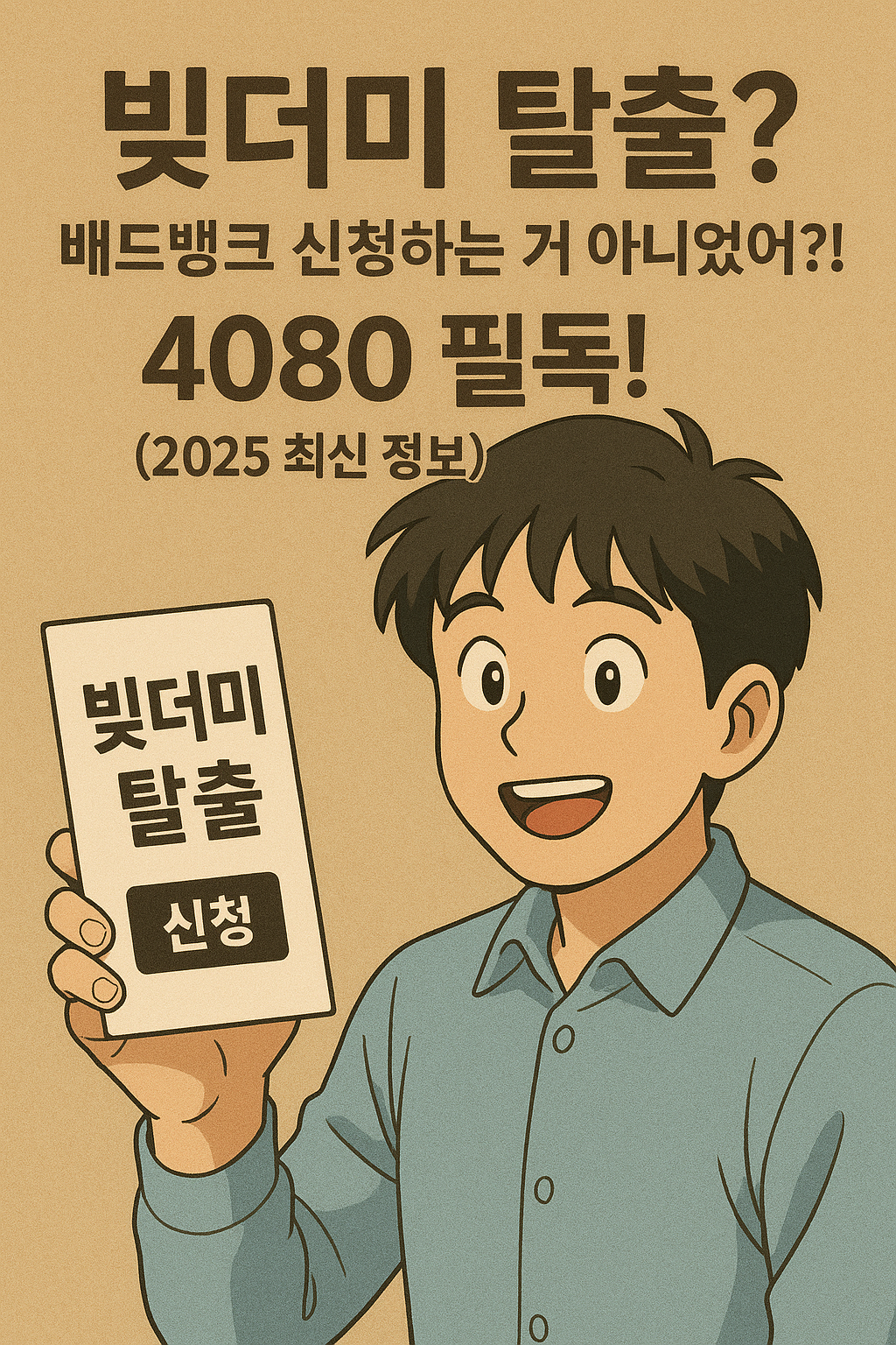 배드뱅크! "신청"하는 게 아니었네요?! (2025년 최신 정보 & 4080세대 맞춤 설명)