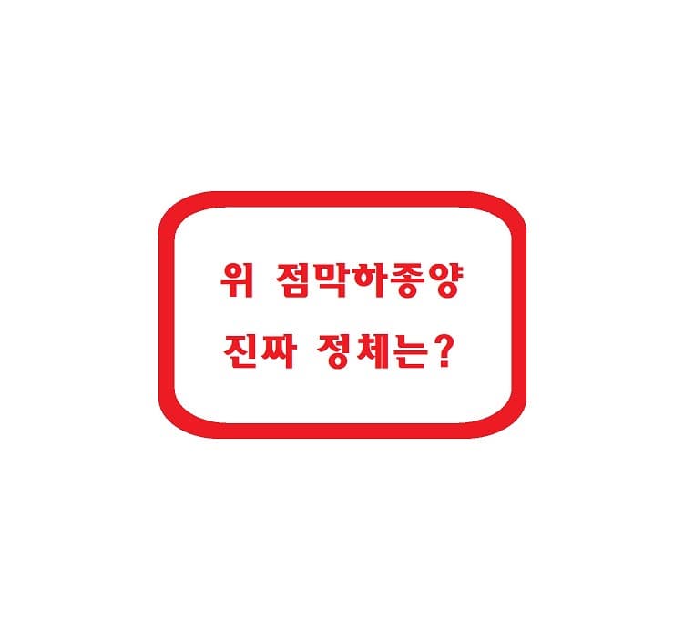 위 점막하종양의 진짜 정체는?