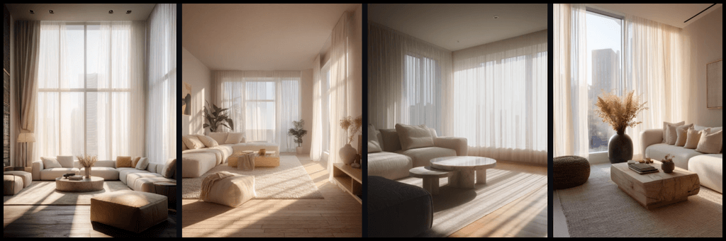 Wide-Angle 카메라 시점 예시 Midjourney