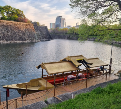 오사카성 뱃놀이