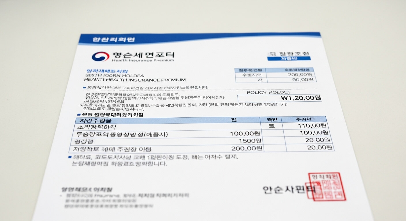 건강보험료 납부확인서