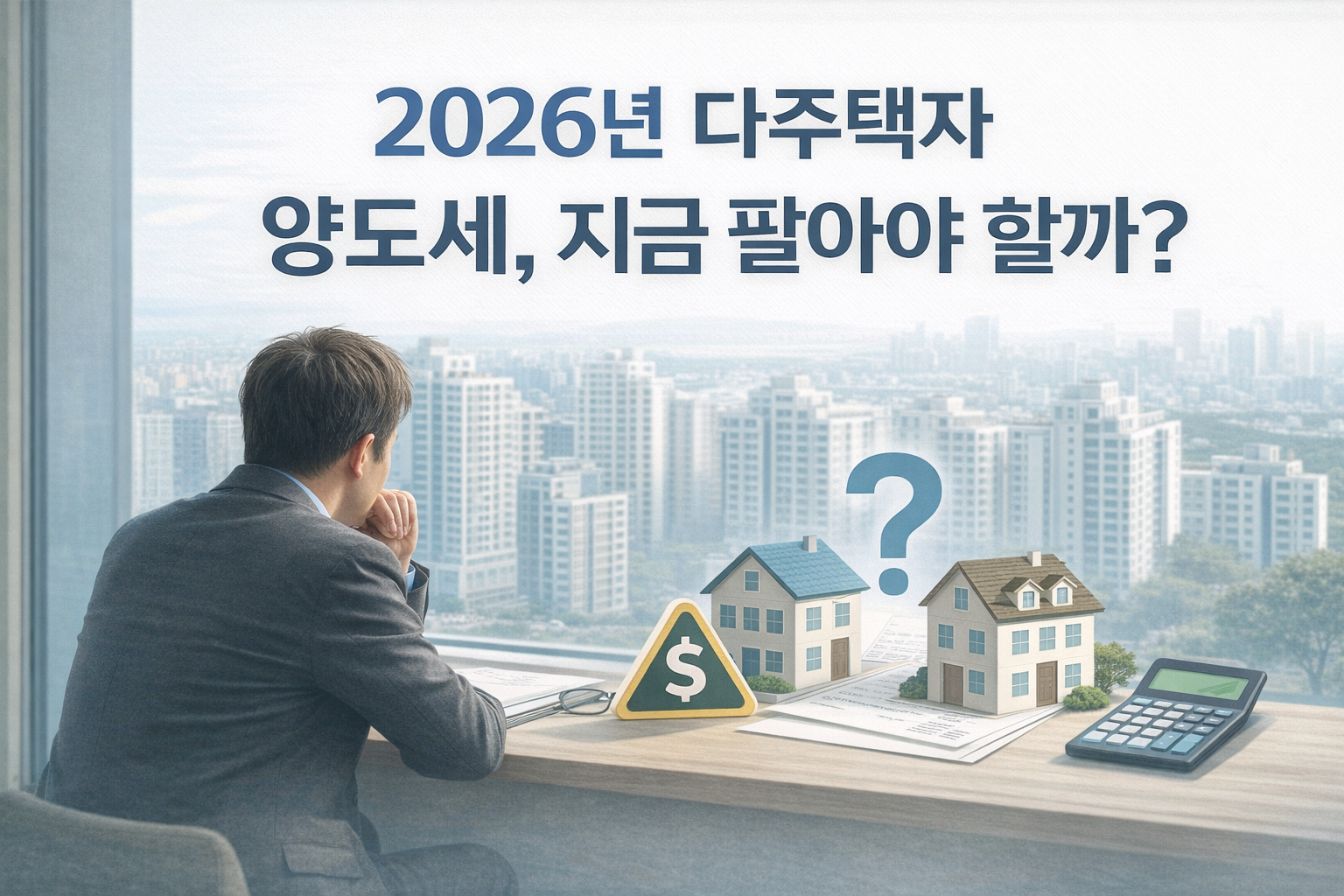 2026년 다주택자 양도세, 지금 팔아야 할까?
