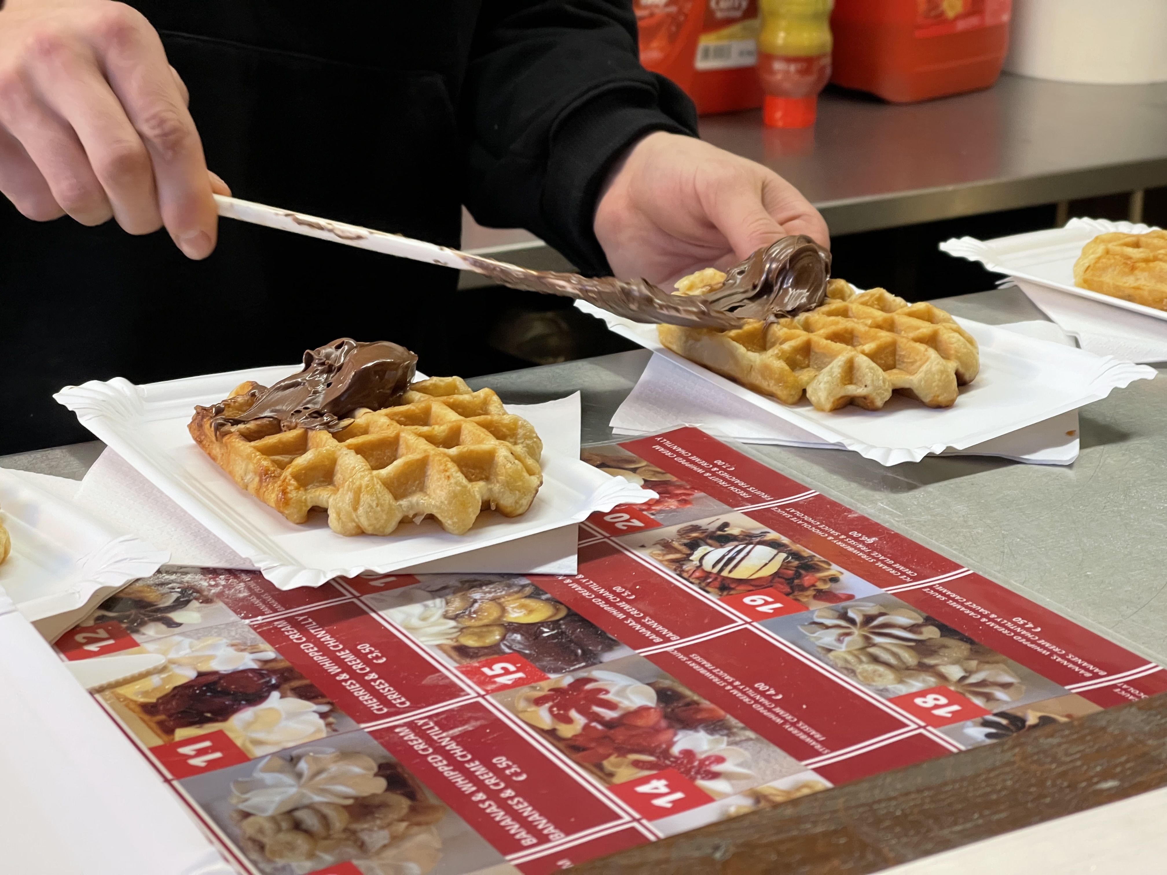 벨기에 브뤼허 초코 와플