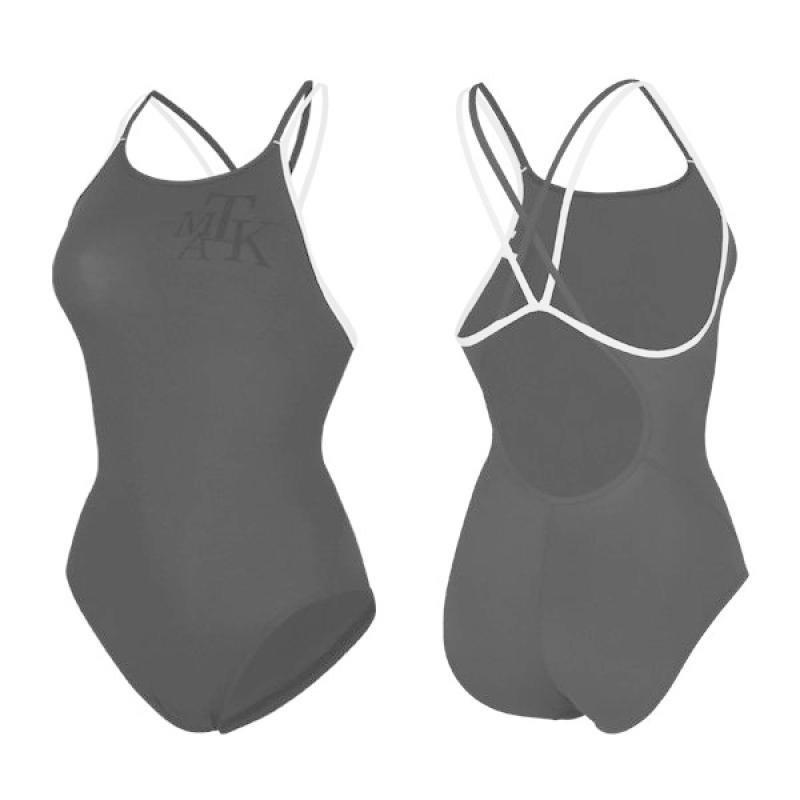 티막 준선수용 원피스 여성 실내수영복 BK EKP0102