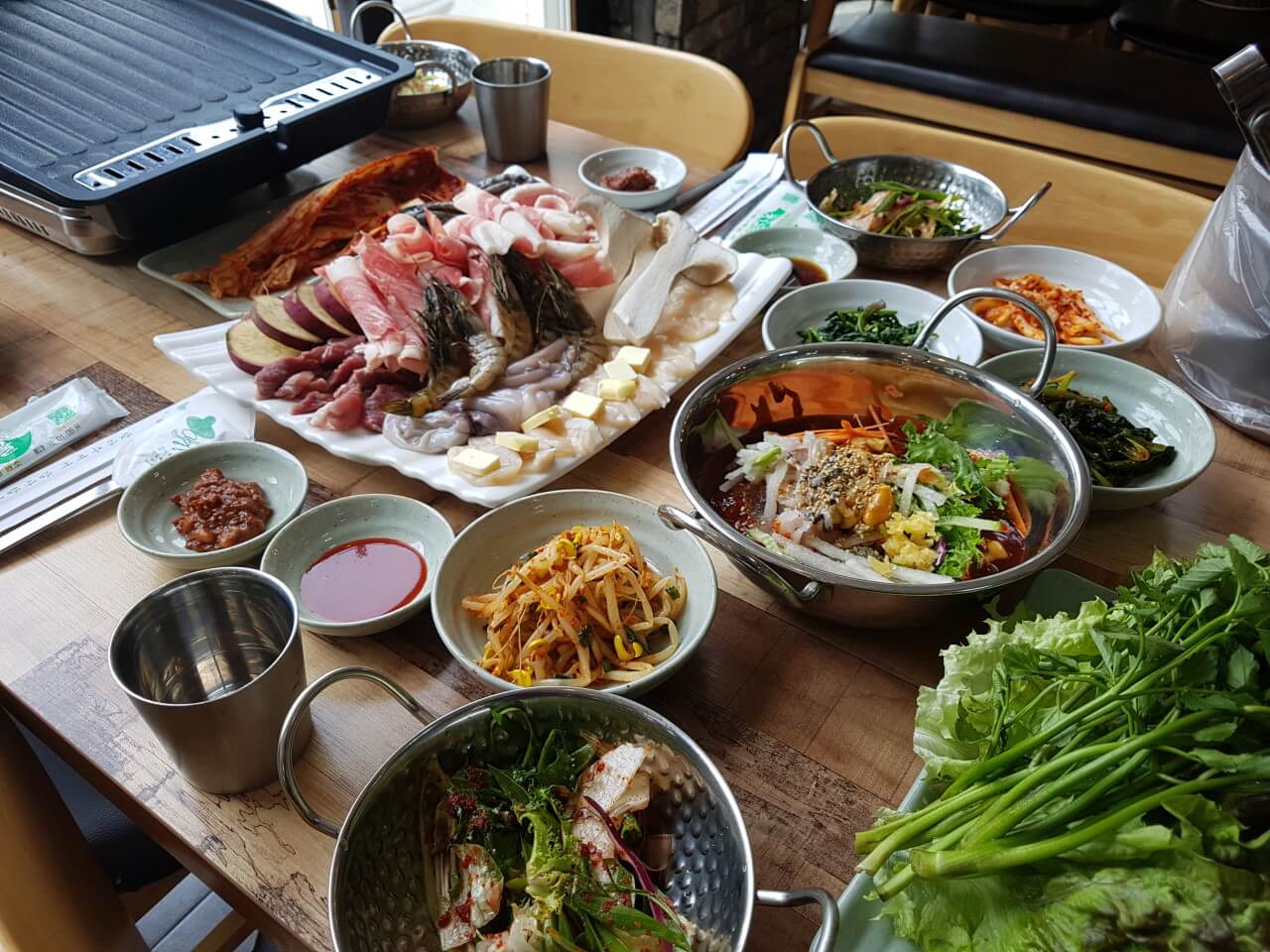 동네한바퀴 팔합구이 강원도 동해 맛집